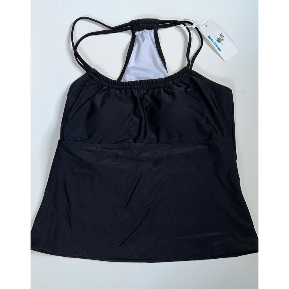 NEW Black Swim Tank Tankini  beachsissi Black Tankini XL